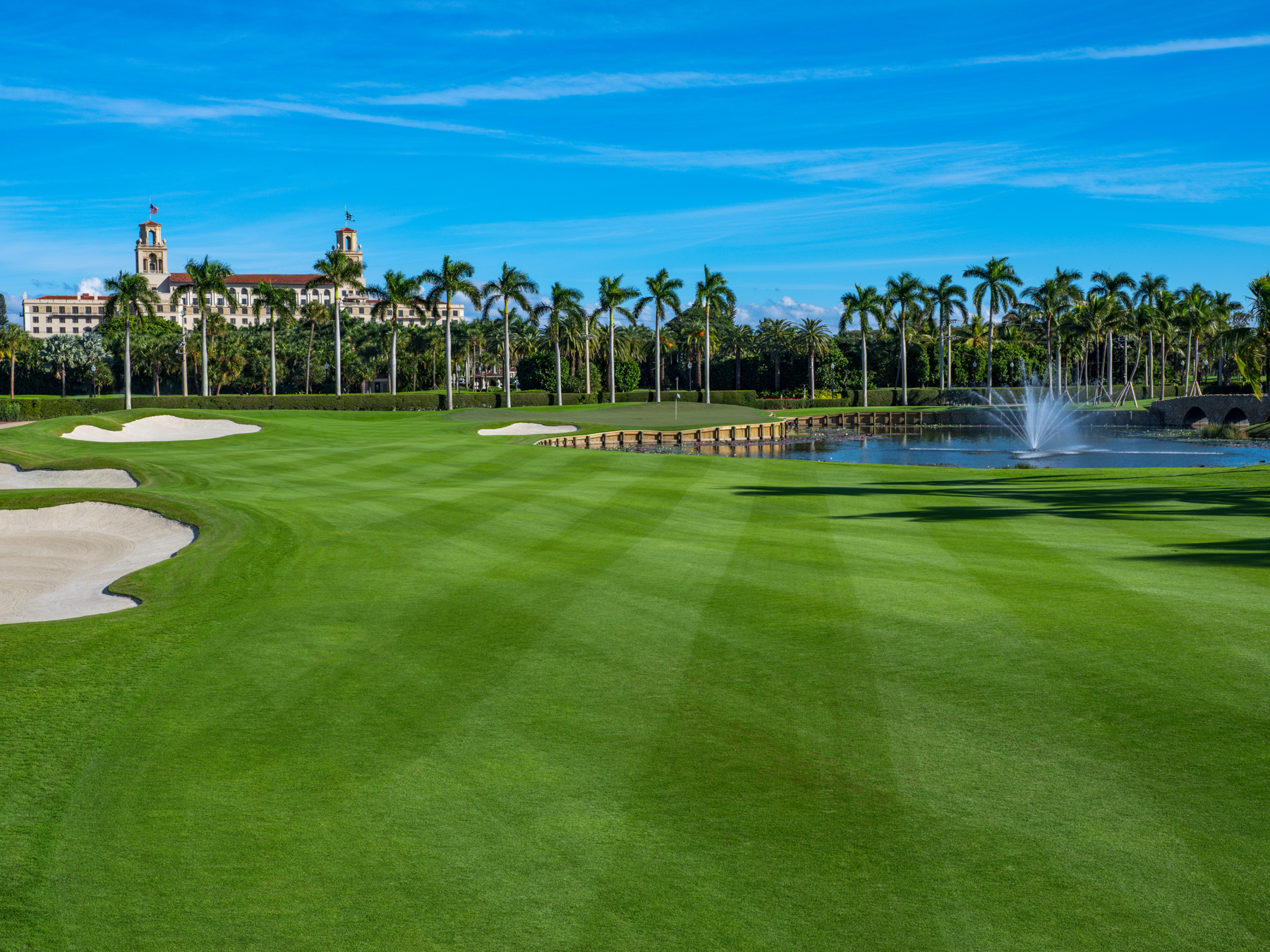 Ocean-side golf at The Breakers Palm Beach