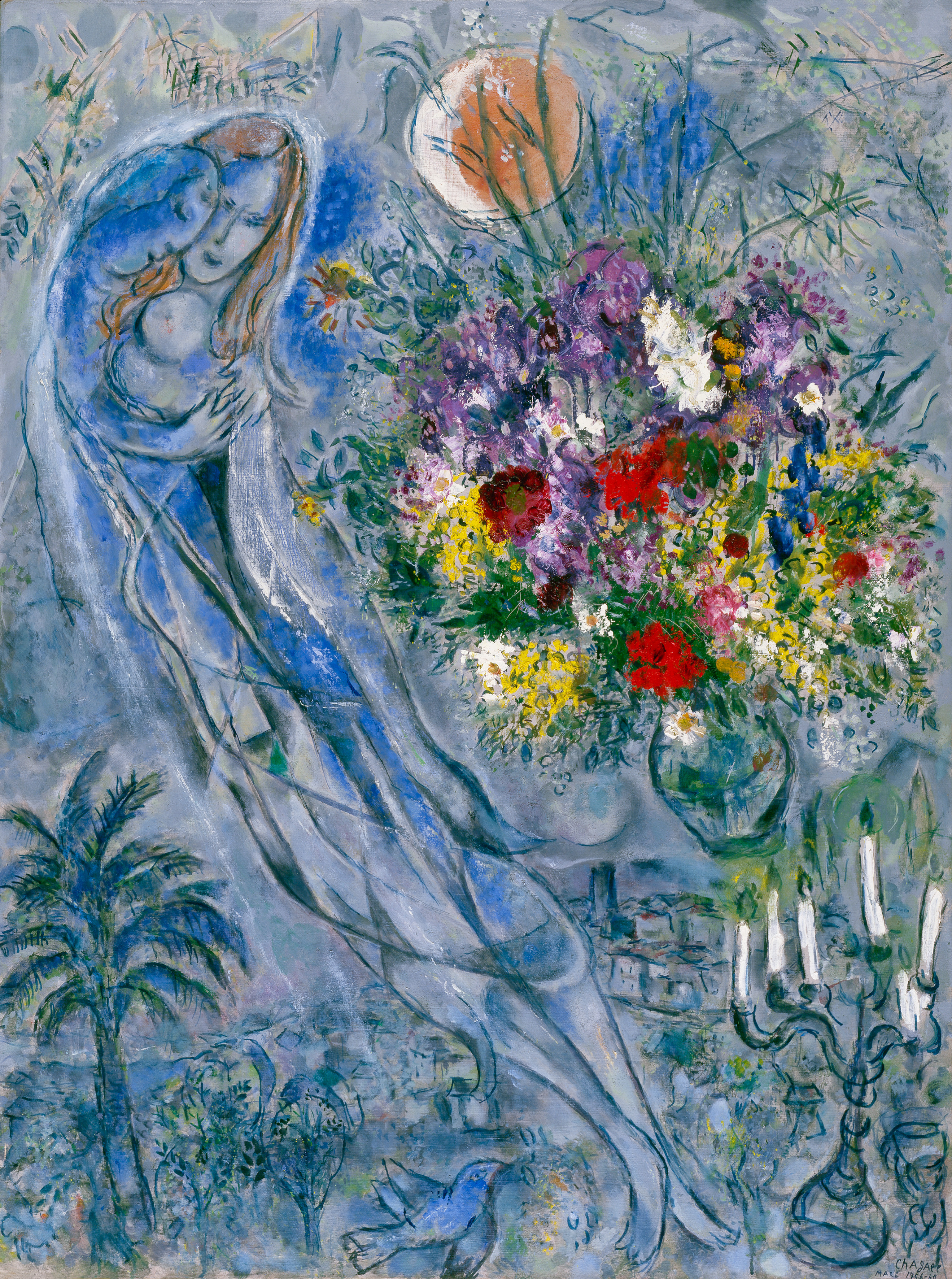 Marc Chagall, Les Amoureux en gris