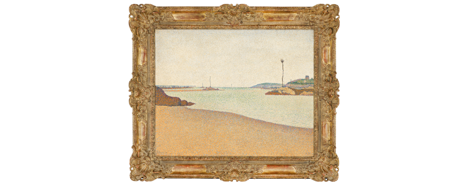 Paul Signac, Saint-Briac, les balises, 1890